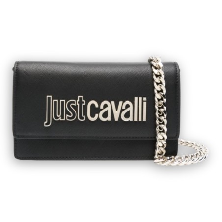 Borsa/Wallet Just Cavalli Range B Metal Lettering - Nero