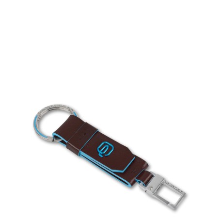 PORTE-CLÉS CARRÉ BLEU PIQUADRO - Amarrer