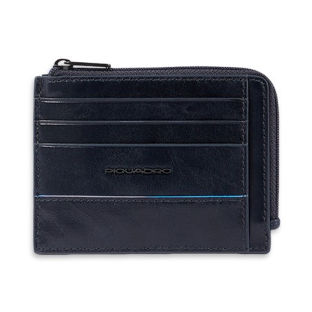 Tarjetero Piquadro Blue Square Revamp - Azul