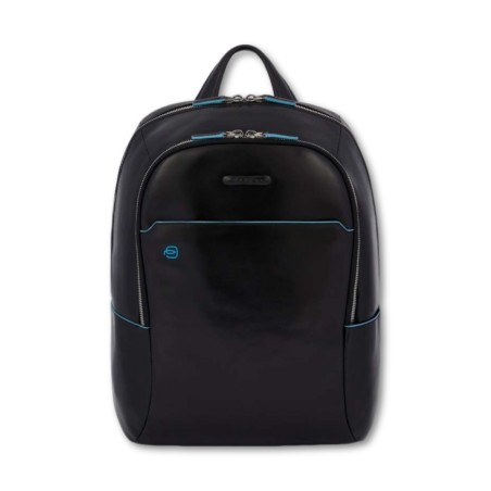 PIQUADRO BLUE SQUARE BACKPACK - Black