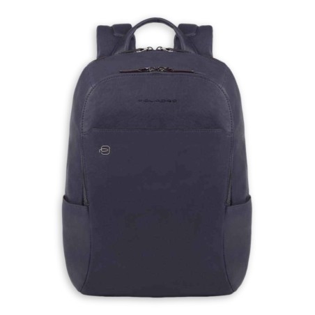 Schwarzer quadratischer Rucksack von Piquadro - Blau-4