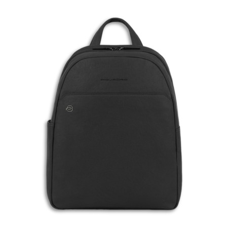 Schwarzer quadratischer Rucksack von Piquadro - Schwarz