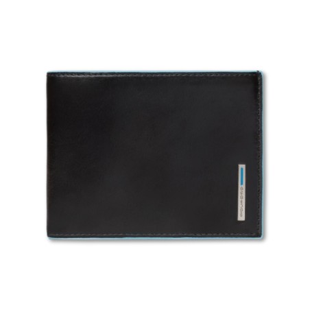 PORTEFEUILLE CARRÉ PIQUADRO BLEU - Noir