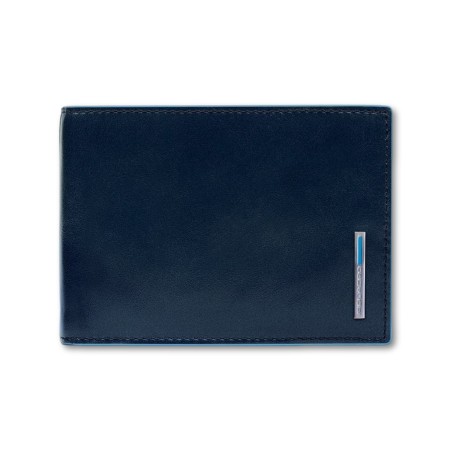 PORTEFEUILLE CARRÉ PIQUADRO BLEU - Bleu-2