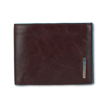 BILLETERA CUADRADA PIQUADRO AZUL - Páramo