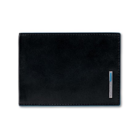 PORTEFEUILLE CARRÉ PIQUADRO BLEU - Noir
