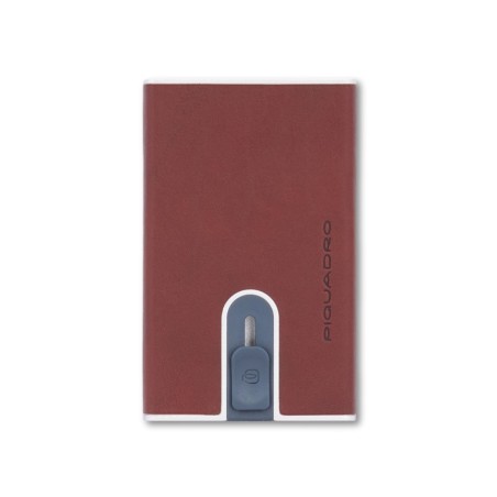 PORTE-CARTES CARRÉ NOIR PIQUADRO - Cuir
