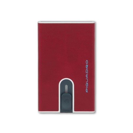 Porte-cartes Piquadro - homme - Ligne Blue Square - Rouge