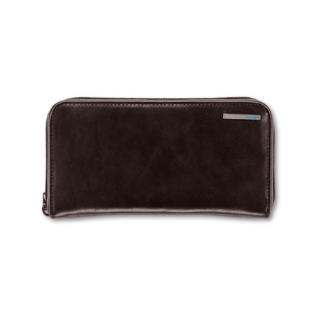 PORTEFEUILLE CARRÉ PIQUADRO BLEU - Amarrer