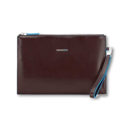 POCHETTE CARRÉE PIQUADRO BLEU - Amarrer