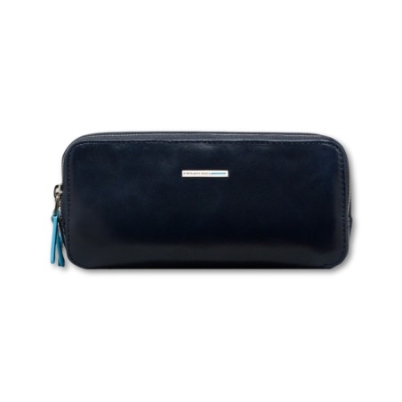 Piquadro – Blaue quadratische Revamp-Clutch - Blau
