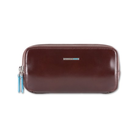 Piquadro – Blaue quadratische Revamp-Clutch - Moor