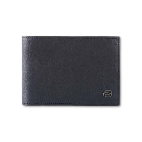 PORTEFEUILLE CARRÉ PIQUADRO NOIR - Bleu-4