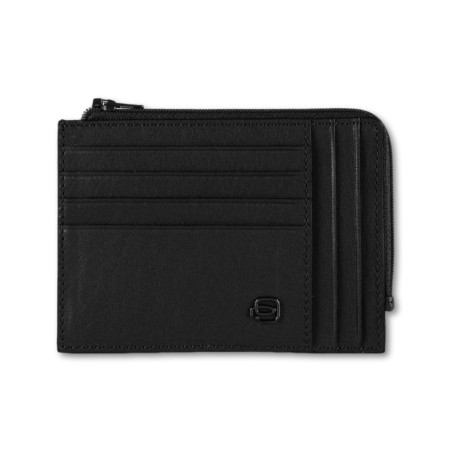 PORTE-CARTES CARRÉ NOIR PIQUADRO - Noir