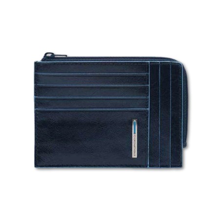Piquadro Kartenetui - Herren - Blue Square Line - Grün-Grau