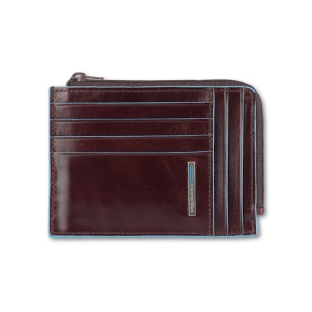 Piquadro card holder - man - Blue Square line - Moor