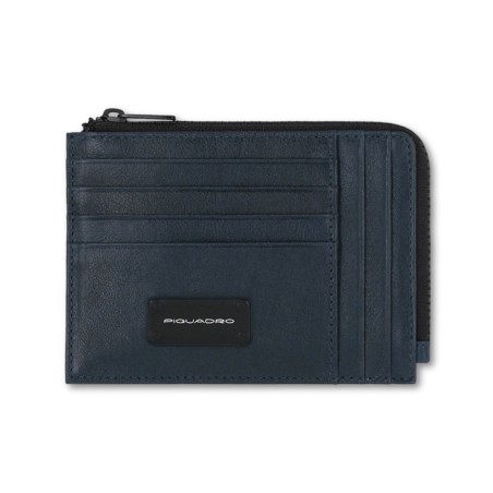 Piquadro Harper card holder - Blue