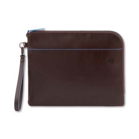 Piquadro – Quadratische Revamp-Clutch, Blau - Moor