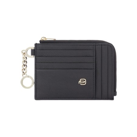 PORTE-CARTES CERCLE PIQUADRO - Noir