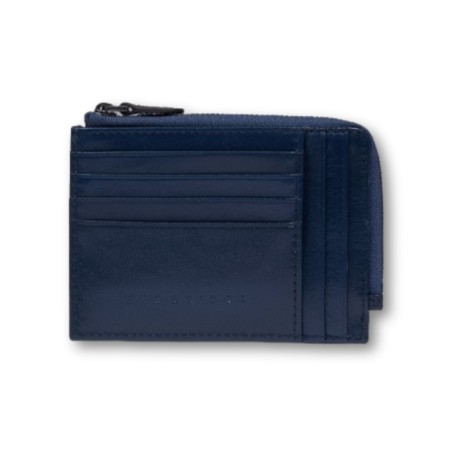 The Bridge card holder - Damiano line - Blue