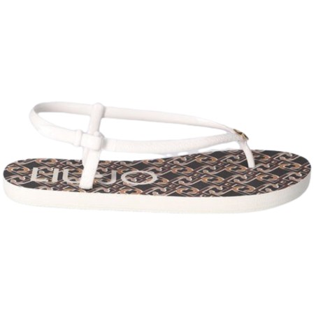 PANTOUFLES LIU JO - MARRON/BEIGE