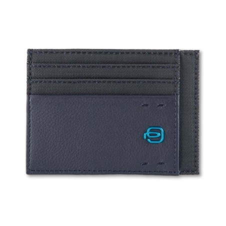 PIQUADRO P16 CARD HOLDER - Blue