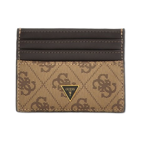 Portacarte Guess Milano - Beige-Moro