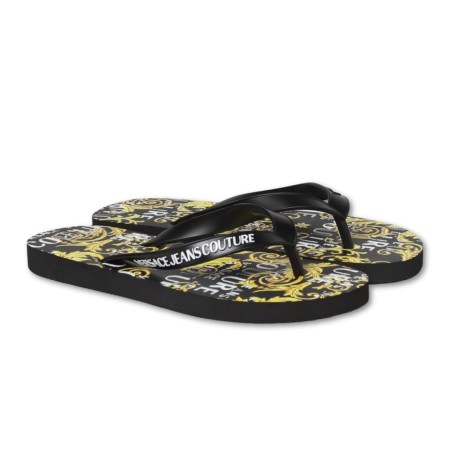 ZAPATOS VERSACE JEANS COUTURE - Negro-dorado