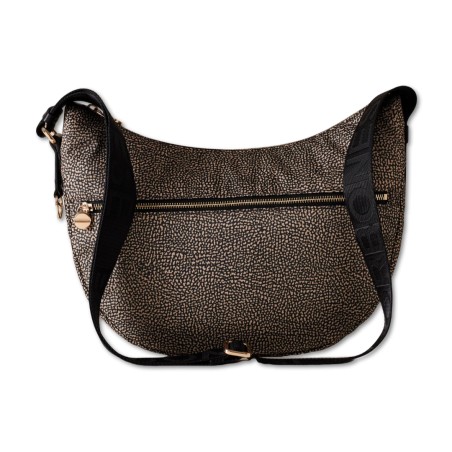 Sac femme Borbonese - Eco Line - Naturel-Noir
