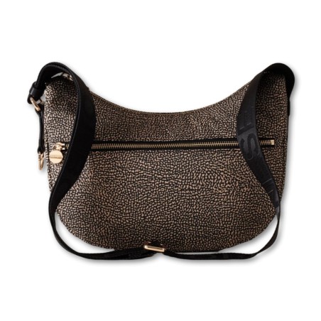 Borsa donna Borbonese Eco Line - Naturale-Nero