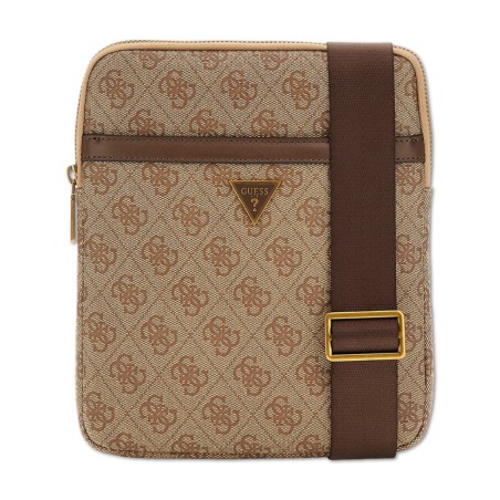 Guess shoulder bag - Beige-Dark Brown