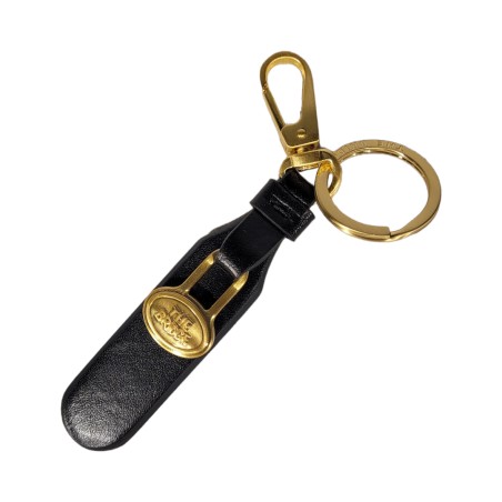 The Bridge Duccio Keychain - Black-Gold