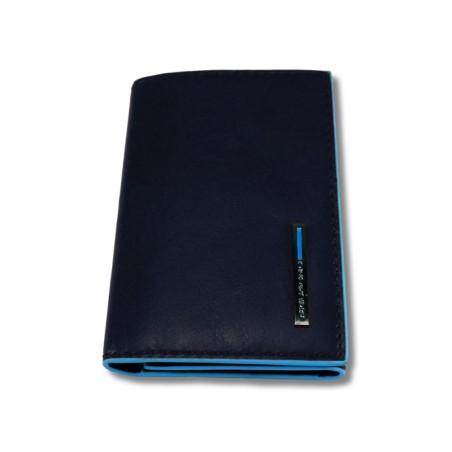 Porte-clés carré bleu Piquadro - Bleu-2