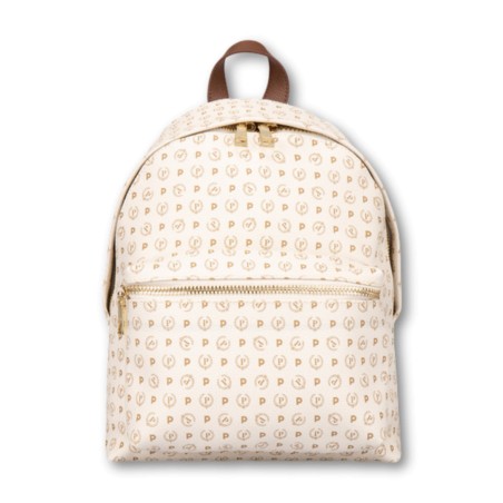 Mochila Heritage de Pollini - Marfil-Marrón