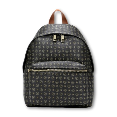 Zaino Pollini Heritage - Nero-Marrone