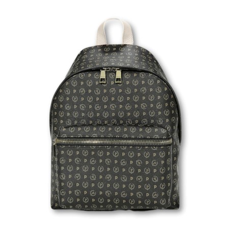 Mochila Heritage de Pollini - Negro-Marfil