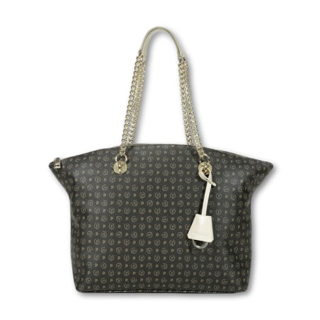Pollini Heritage Tasche - Schwarz-Elfenbein