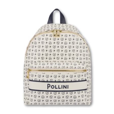 Sac à dos Pollini Heritage Navy - Ivoire-Bleu