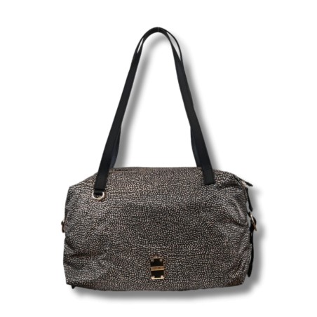 Borsa Borbonese Teapot - Naturale-Nero