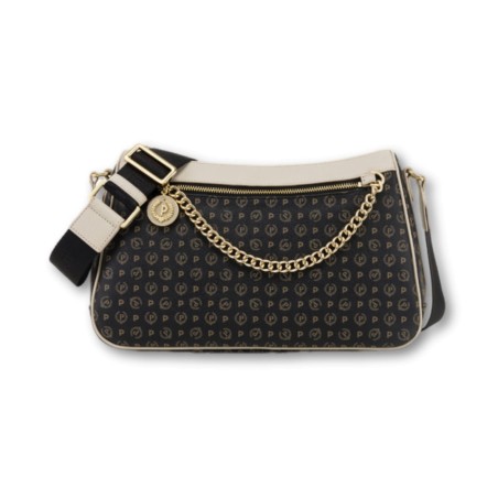 Pollini Heritage Bag - Black-Ivory