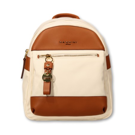 Sac à dos Nannini Liberty - Cuir Blanc