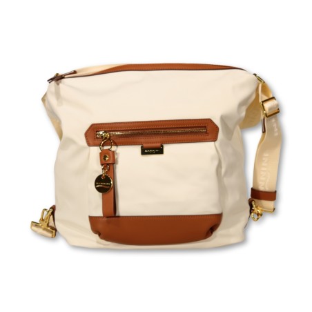 Sac/sac à dos Nannini Liberty - Cuir Blanc