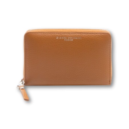 Portefeuille Grain Gianni Chiarini - Caramello