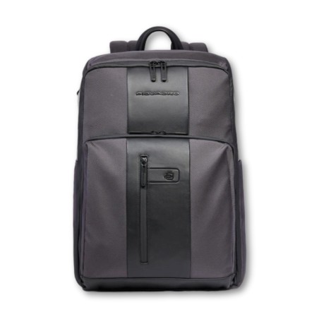 Piquadro Brief 2 Rucksack - Grau-Schwarz