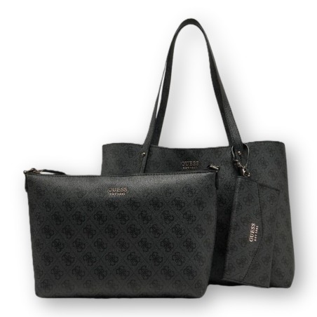Borsa Guess Brenton - Nero-Grigio