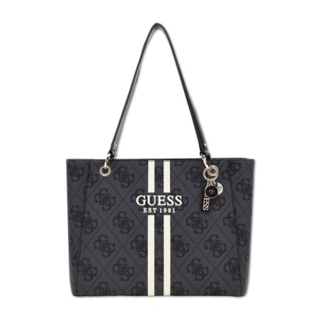 Borsa Guess Noelle - Noir-Gris