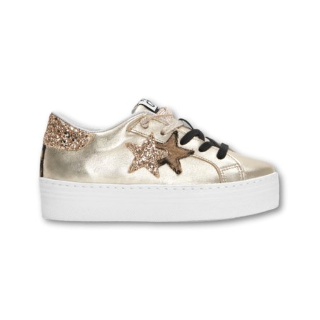 Sneakers pelle 2Star - Or