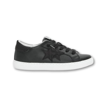 Sneakers pelle 2Star - Noir