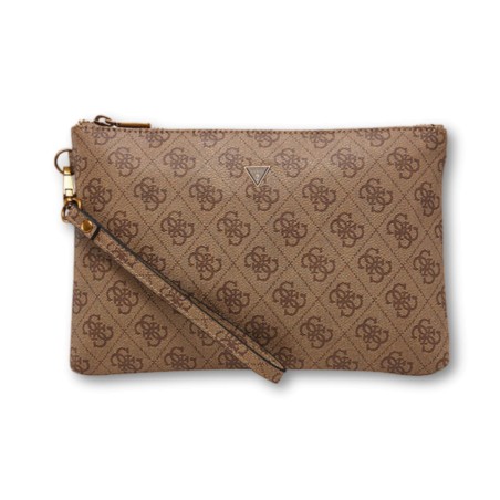 Pochette Guess - Beige-Marron Foncé