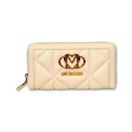 Portafoglio Love Moschino - Wollweiß